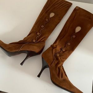 Vintage Sergio Rossi tall boots -never worn